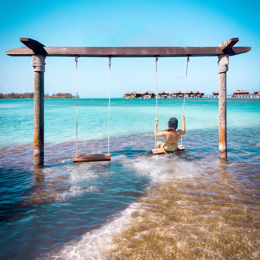 Caribbean Swing Set