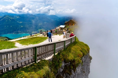 Schafberg Mountain Fog