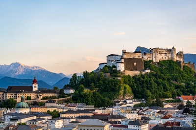Above Salzburg's Old Town