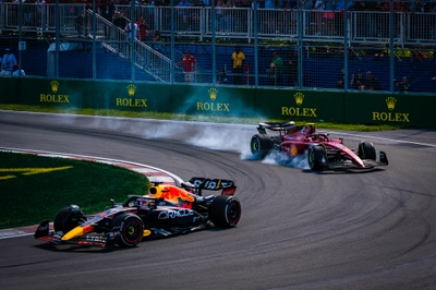 Charles Leclrec Locks Up Chasing Max Verstappen