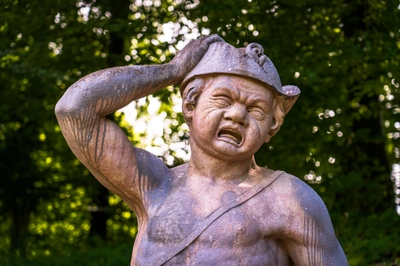 Hellbrunn Castle Statue